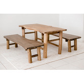 Q Toys Dark Tree Table and Bench Set