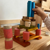 Q Toys Q Toys 42 Piece Colourful Tree Block Set