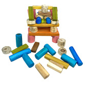 Q Toys Q Toys 42 Piece Colourful Tree Block Set