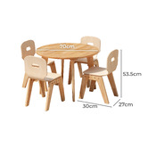 Q Toys Q Toys Kids' Danish Round Table &amp; Chairs Set