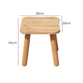 Q Toys Q Toys Kids' Classic Rubberwood Stools