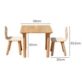 Q Toys Q Toys Kids' Classic Square Table &amp; Chairs Set