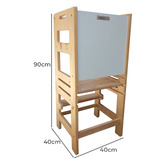 Q Toys Q Toys Natural Rubberwood Learning Tower