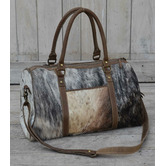 The Decor Store Cow Hide Duffel Bag