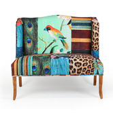 The Decor Store European Designed Bird Print Seat Sofa