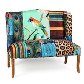 The Decor Store European Designed Bird Print Seat Sofa