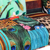The Decor Store European Designed Bird Print Seat Sofa