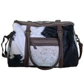 The Decor Store Cow Hide Duffel Bag
