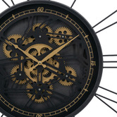 The Decor Store 80cm Fortuna Metal Wall Clock