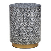 The Decor Store Ochoa Capiz Shell Side Table