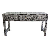 The Decor Store Easton 3 Drawer Console Table