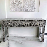 The Decor Store Easton 3 Drawer Console Table