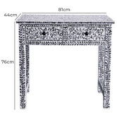 The Decor Store Kash 2 Drawer Console Table