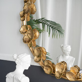 The Decor Store Gold Ivy Metal Wall Mirror