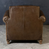 The Decor Store Zekria Buffalo Leather &amp; Cowhide Armchair