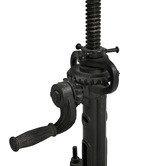 The Decor Store Adele Leather Adjustable Bar Stool