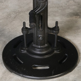 The Decor Store Adele Leather Adjustable Bar Stool