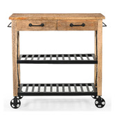 The Decor Store Rustic Kitchen Trolley