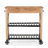 The Decor Store Rustic Kitchen Trolley