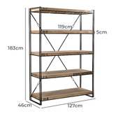 The Decor Store Industrial Expedition Bookcase