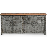 The Decor Store Orion 4 Door Iron Sideboard