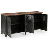 The Decor Store Orion 4 Door Iron Sideboard