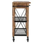 The Decor Store Ulani Recycled Mango Wood Kitchen Trolley