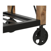 The Decor Store Ulani Recycled Mango Wood Kitchen Trolley