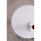The Decor Store Ayden Marble Side Table