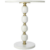 The Decor Store Ayden Marble Side Table