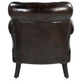 The Decor Store Chocolate Leather Arm Chair