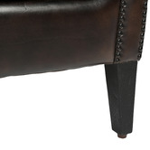 The Decor Store Chocolate Leather Arm Chair