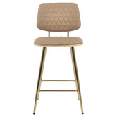 The Decor Store 65cm Xena Faux Leather Bar Stool