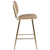 The Decor Store 65cm Xena Faux Leather Bar Stool