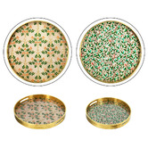 The Decor Store 2 Piece Eleanora Decorative Trays