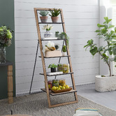 The Decor Store Bernadette 5 Tier Ladder Shelf
