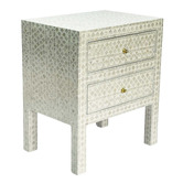 The Decor Store Baird Mother of Pearl Bedside Table