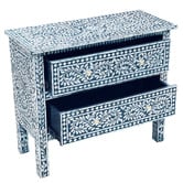 The Decor Store Cosima Mother of Pearl 2 Drawer Chest