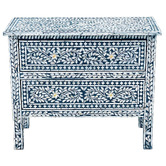 The Decor Store Cosima Mother of Pearl 2 Drawer Chest