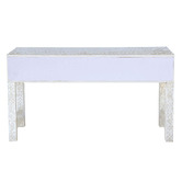 The Decor Store Daena 3 Drawer Mother of Pearl  Console Table