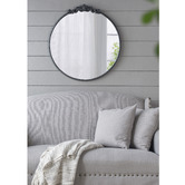 The Decor Store Rembrandt Ornate Round Wall Mirror