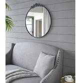 The Decor Store Rembrandt Ornate Round Wall Mirror