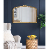 The Decor Store Gold Shae Arched Wall Mirror