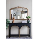 The Decor Store Gold Shae Arched Wall Mirror