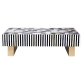 The Decor Store Oswego Mother of Pearl Coffee Table