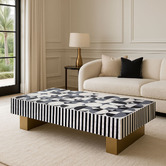 The Decor Store Oswego Mother of Pearl Coffee Table