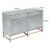 The Decor Store Kainoa 4 Door Sideboard Buffet