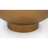 The Decor Store Serena Round Iron Coffee Table