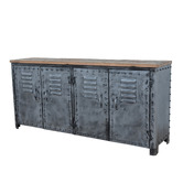 The Decor Store Orion 4 Door Iron Sideboard