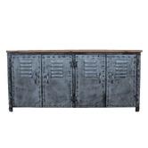 The Decor Store Orion 4 Door Iron Sideboard